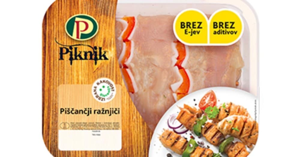 Piščančji ražnjiči PP Piknik 400 g Akcija v trgovini Mercator