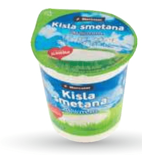 Kisla smetana Mercator 180 g Akcija v trgovini Mercator