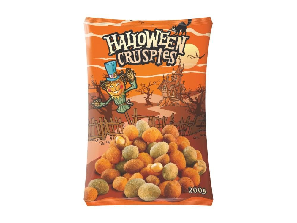 Halloween hrustljavi arašidi 200 g Akcija v trgovini Lidl