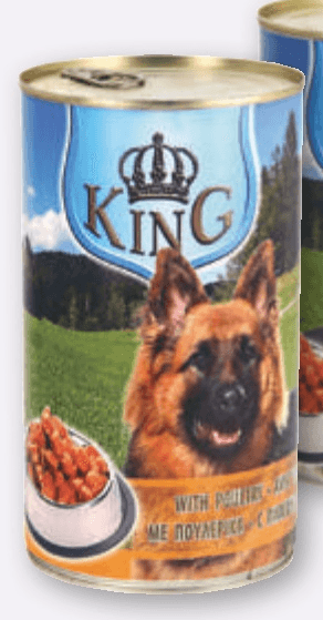 King hrana za pse z govedino ali perutnino 1,24 kg Akcija v trgovini Spar
