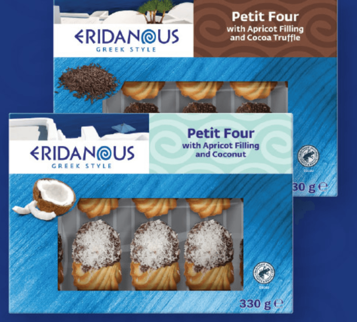 Eridanous piškoti z mareličnim polnilom 330 g Akcija v trgovini Lidl