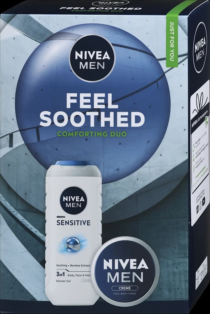 NIVEA MEN Feel Soothed darilni set Akcija v trgovini Dm