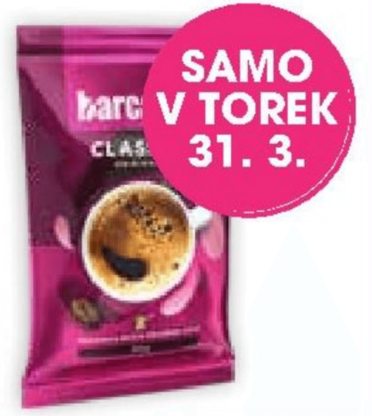 Barcaffé Mleta kava 100 g Akcija v trgovini Tuš