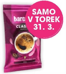 Barcaffé Mleta kava