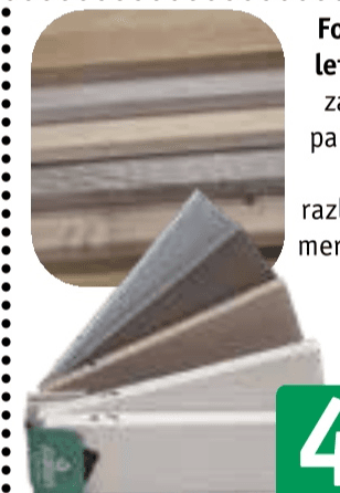 Folirane MDF letve FU062L 15 x 58 x 2.400 mm Akcija v trgovini Jager