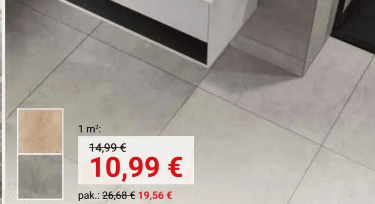 Porcelanaste ploščice Terminal 1,78 m² Akcija v trgovini Pevex