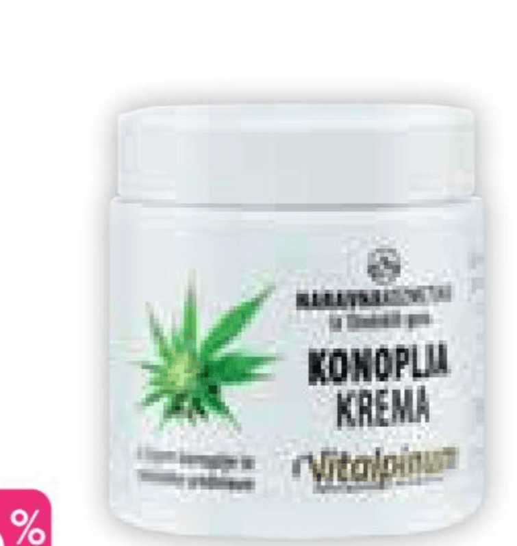 Vitalpinum krema iz konopljinega olja 100 ml Akcija v trgovini Tuš