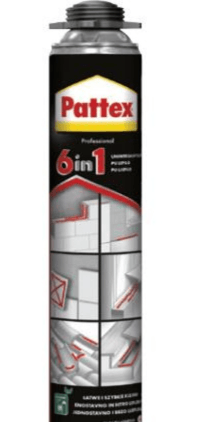 Poliuretanska pena Pattex Profesional 6 in 1 750 ml Akcija v trgovini Merkur