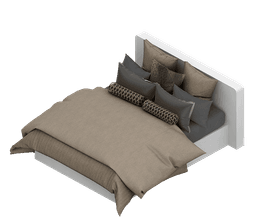 Postelje, vzmetnice, zavese