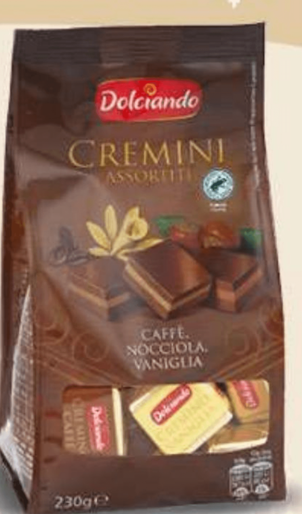 Dolciando čokoladni bonboni Cremini 230 g Akcija v trgovini Eurospin