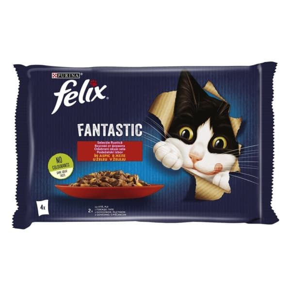Mokra hrana za mačke Felix 85 g Akcija v trgovini E.Leclerc