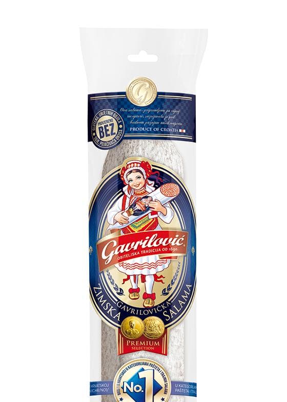 Zimska salama Gavrilović Akcija v trgovini Mercator