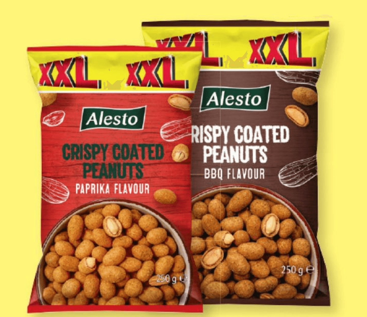 Alesto Arašidi v hrustljavi skorjici XXL 250 g Akcija v trgovini Lidl
