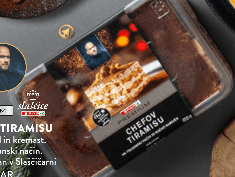 Slaščice SPAR Premium Chefov Tiramisu 650 g Akcija v trgovini Spar