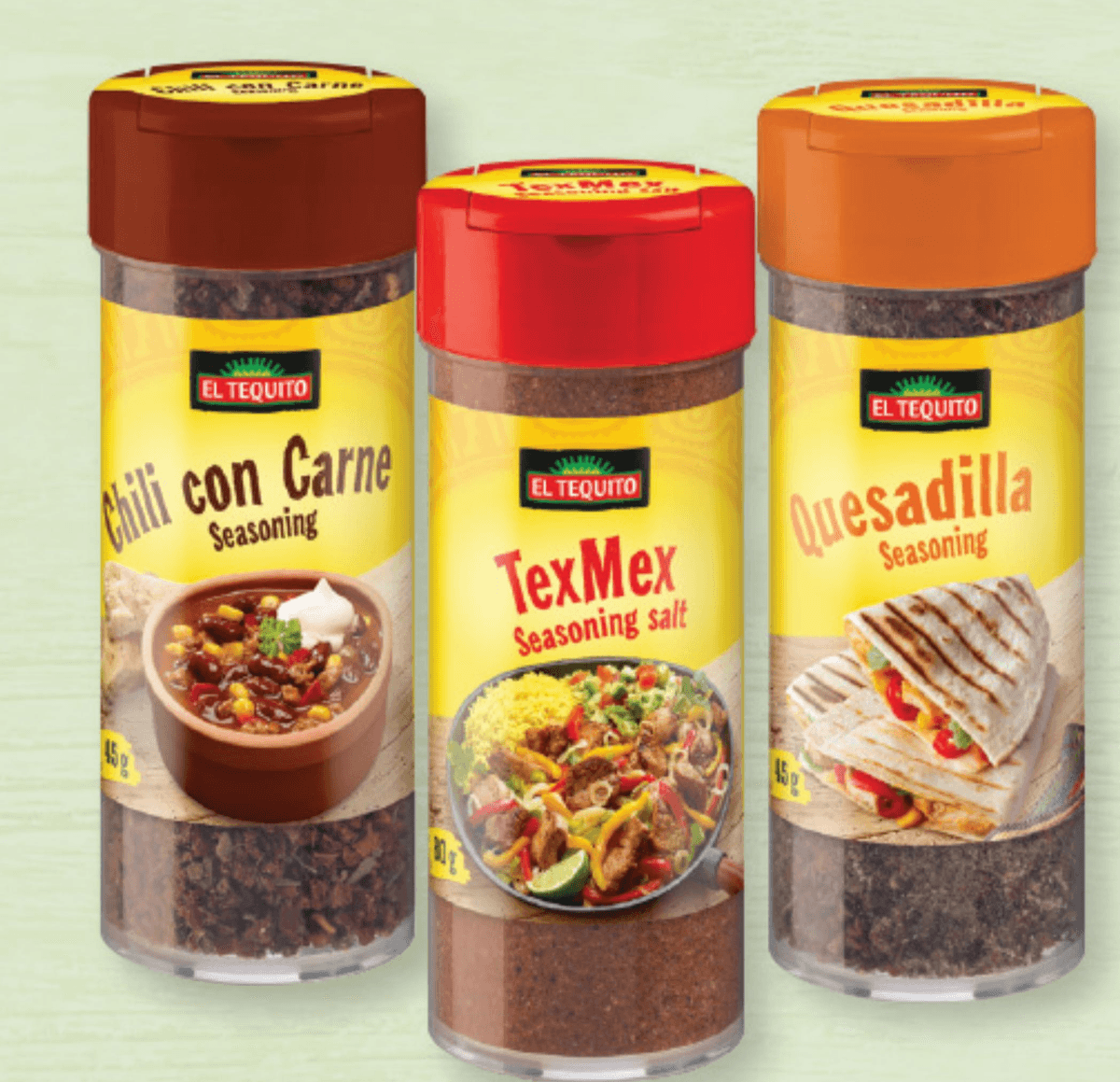 El Tequito začimbe za mehiške jedi 45/80 g Akcija v trgovini Lidl