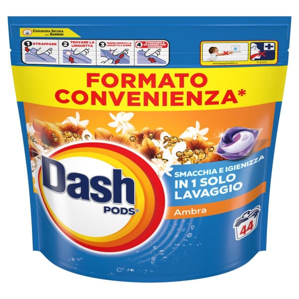 Dash Izbrani detergenti za pranje perila gel 2,07, 2,71, kapsule 44/1, prah 3,3 kg Akcija v trgovini Mercator