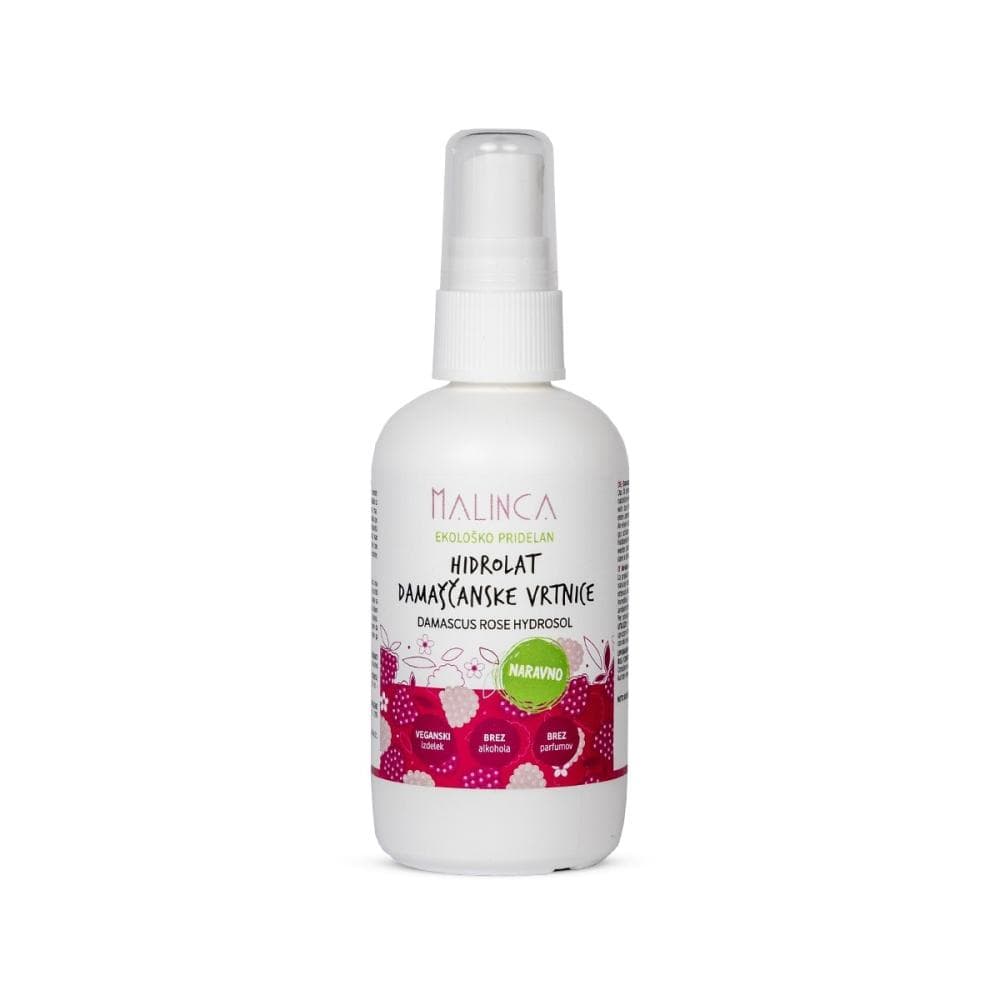 Malinca Bio Hidrolat damaščanske vrtnice 100 ml Akcija v trgovini Tuš