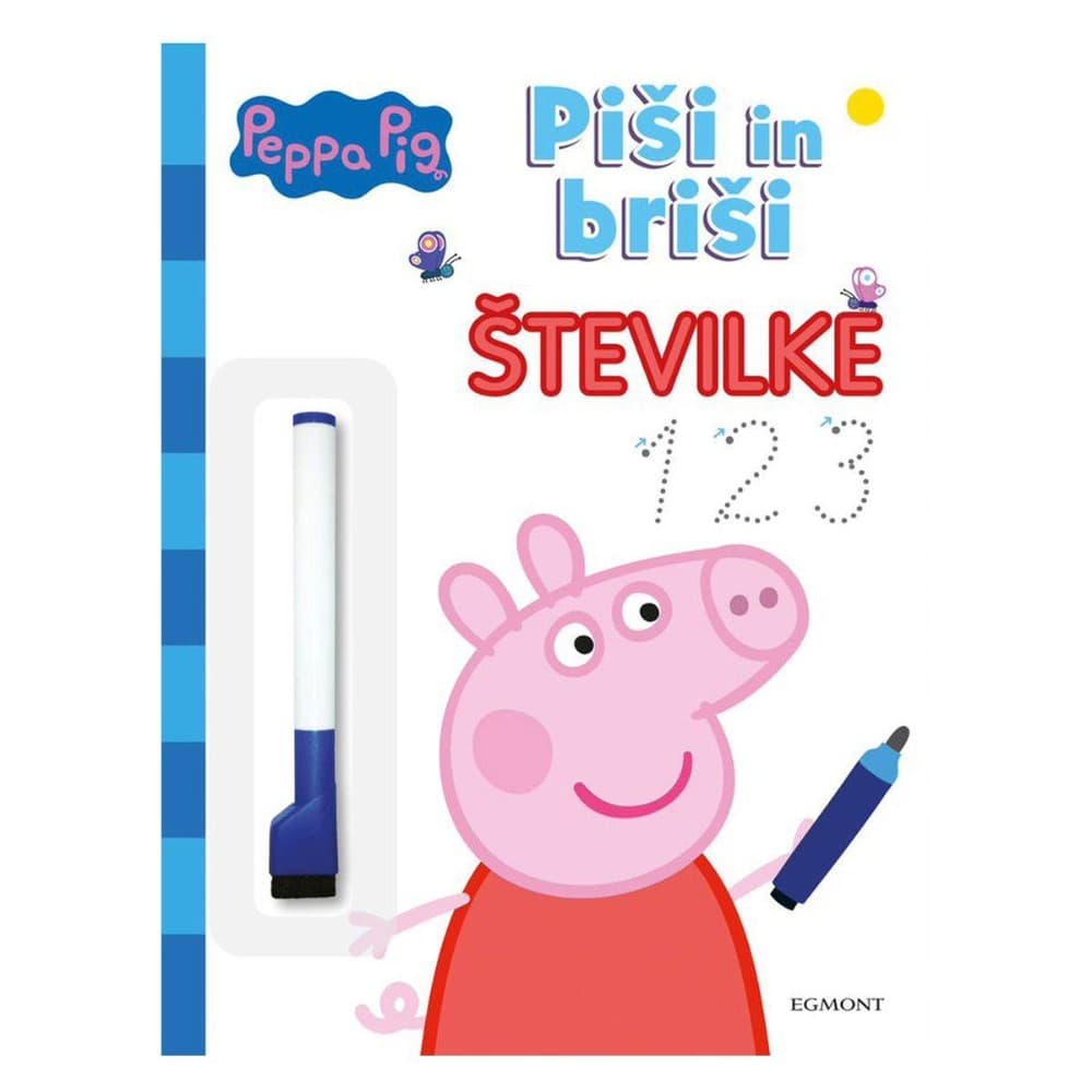 Peppa Pig Piši in briši Številke 123 Akcija v trgovini Lidl