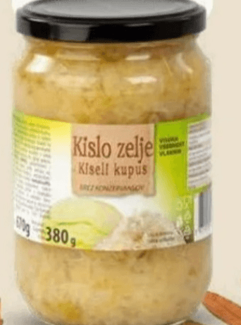 Kislo zelje 670 g Akcija v trgovini Eurospin