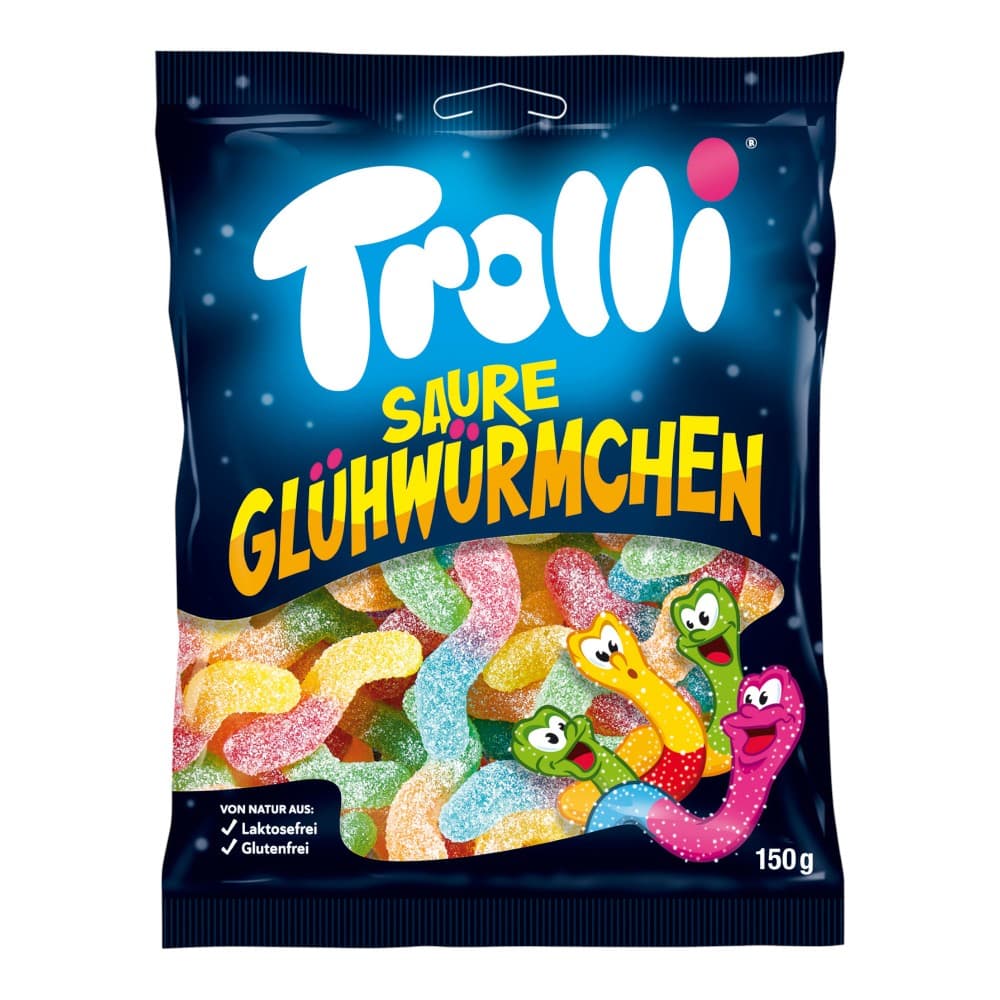 Trolli Saure Glühwürmchen 150 g Akcija v trgovini Mueller