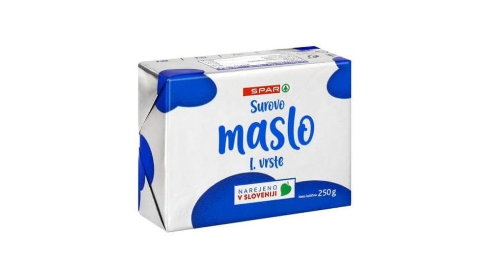 Maslo 250 g SPAR Akcija v trgovini Spar