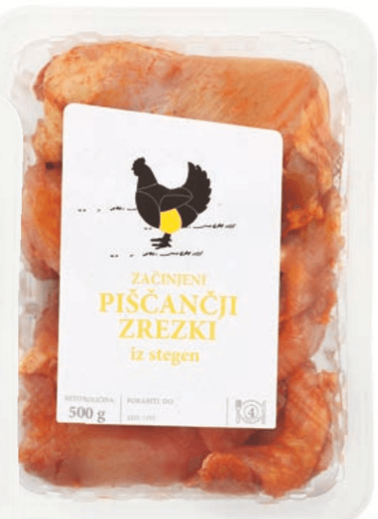 Piščančji zrezki iz stegna 500 g Akcija v trgovini Hofer