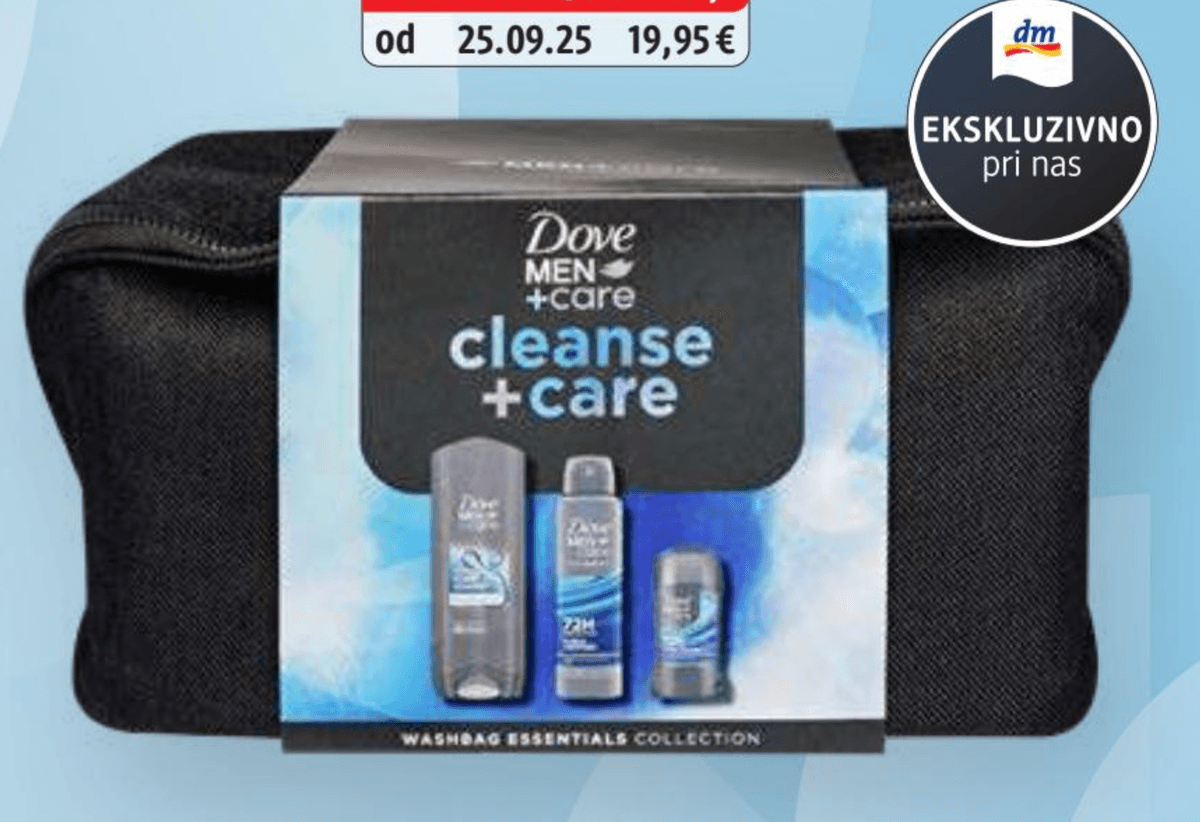 Dove Men +care darilni set Akcija v trgovini Dm