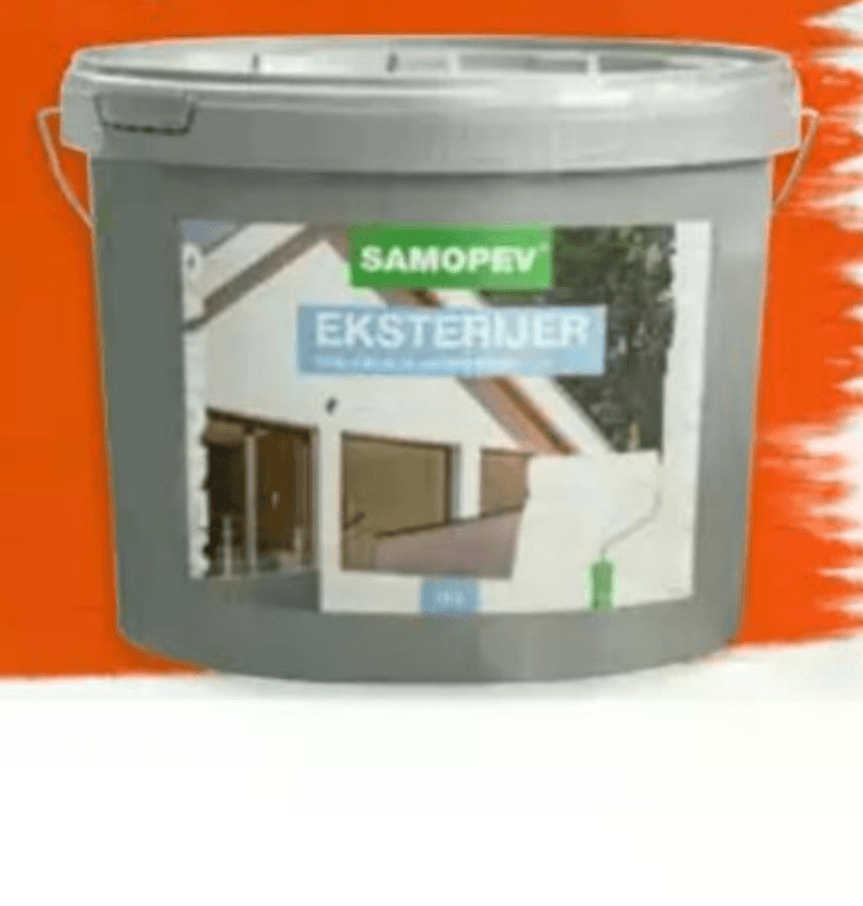 Barva za fasado SAMOPEV EKSTERIJER 15 l Akcija v trgovini Pevex