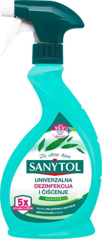 Sanytol univerzalno čistilo za čiščenje in dezinfekcijo Akcija v trgovini Tuš