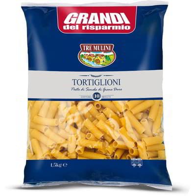 Testenine tortiglioni 1,5 kg TRE MULINI Akcija v trgovini Eurospin