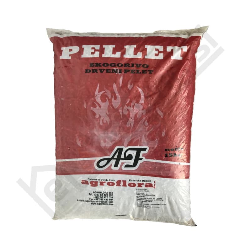 Peleti lesni AGROFLORA 15 kg Akcija v trgovini Jager