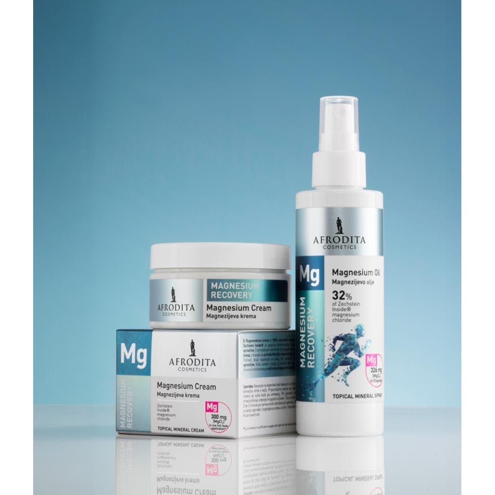 Afrodita Masažno olje ali krema Magnesium Recovery 150 ml ali 100 ml AFRODITA COSMETICS Akcija v trgovini Spar