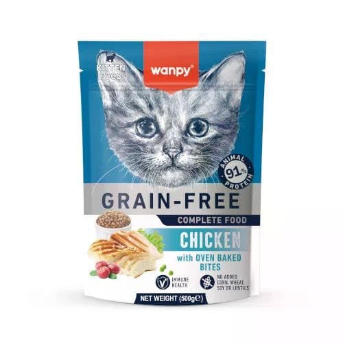 wanpy Grain-Free popolna hrana za mačje mladiče 500 g Akcija v trgovini Dm