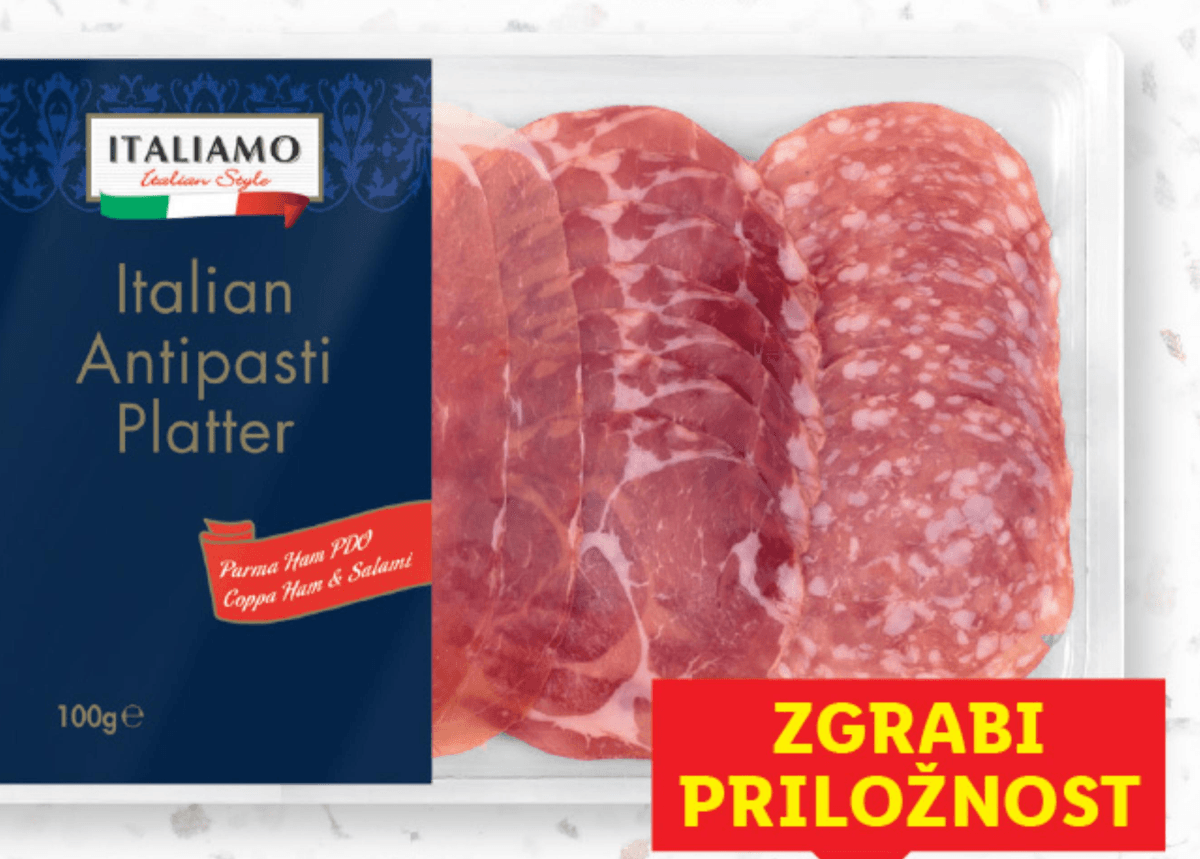 Italiamo narezek na italijanski način 100 g Akcija v trgovini Lidl