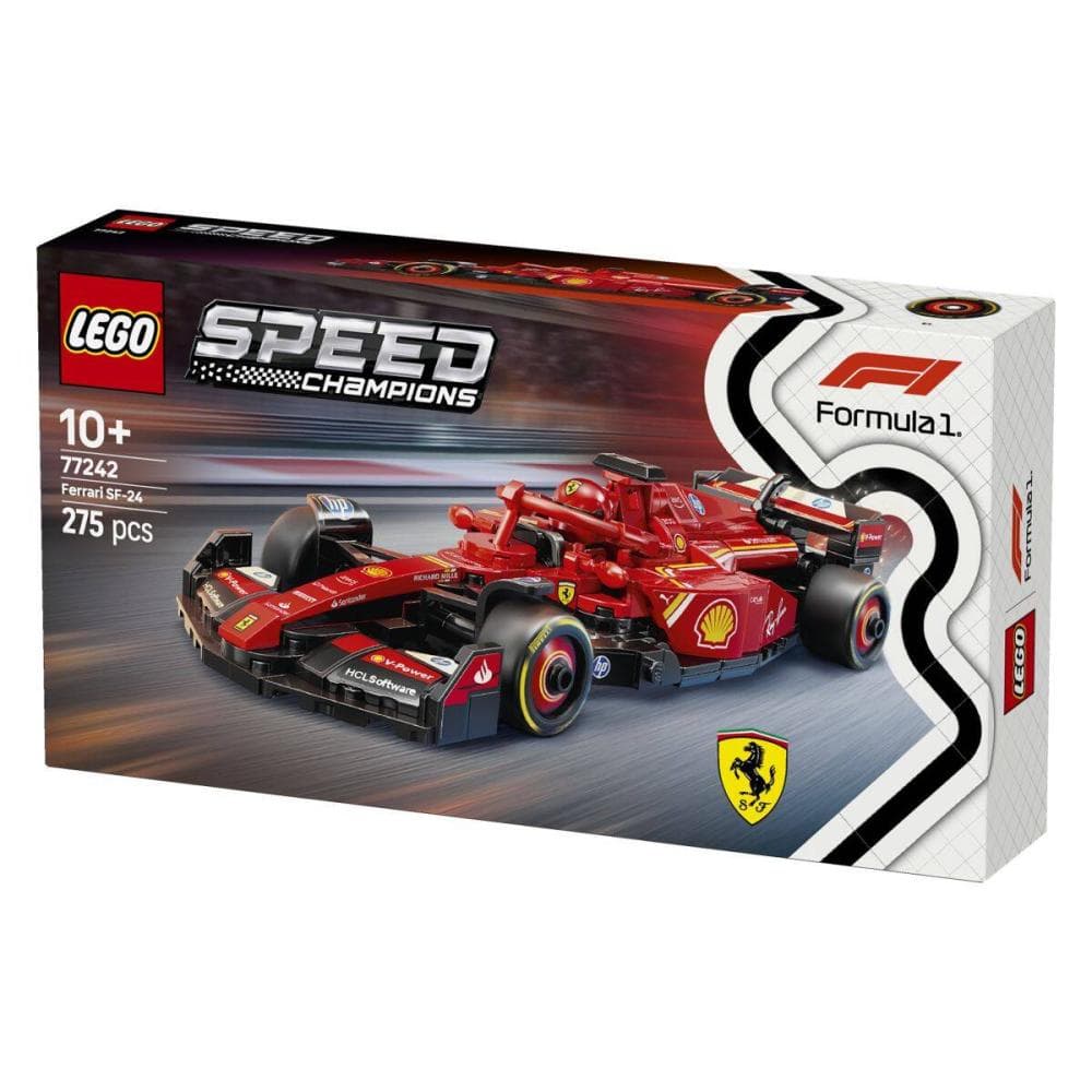 Kocke LEGO dirkalni avtomobil Ferrari SF-24 Akcija v trgovini Mercator