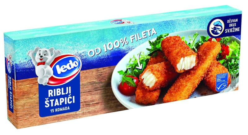 Panirane ribje palčke 450 g Ledo Akcija v trgovini Mercator