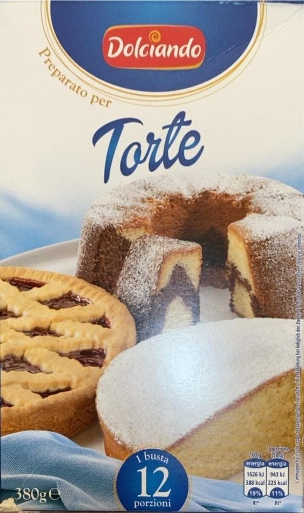 Mešanica za torte 380 g Dolciando Akcija v trgovini Eurospin