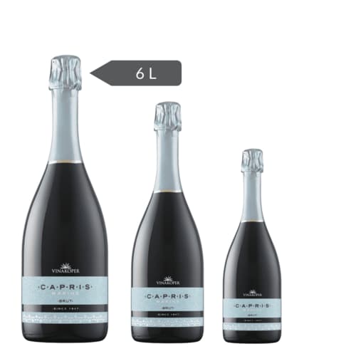 Vinakoper Capris Marine brut peneče vino 6 L Akcija v trgovini Regal Shop