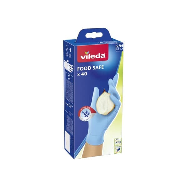 Vileda rokavice Food Safe M/L in S/M 40/1 40/1 Akcija v trgovini Mercator