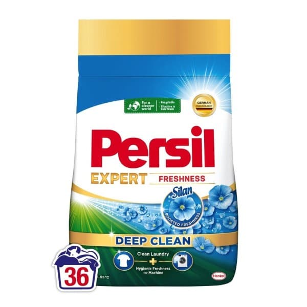 Persil prah in gel 36 pranj = 1,98 kg / 44 pranj = 1,98 l / 40 pranj = 1,8 l Akcija v trgovini Tuš