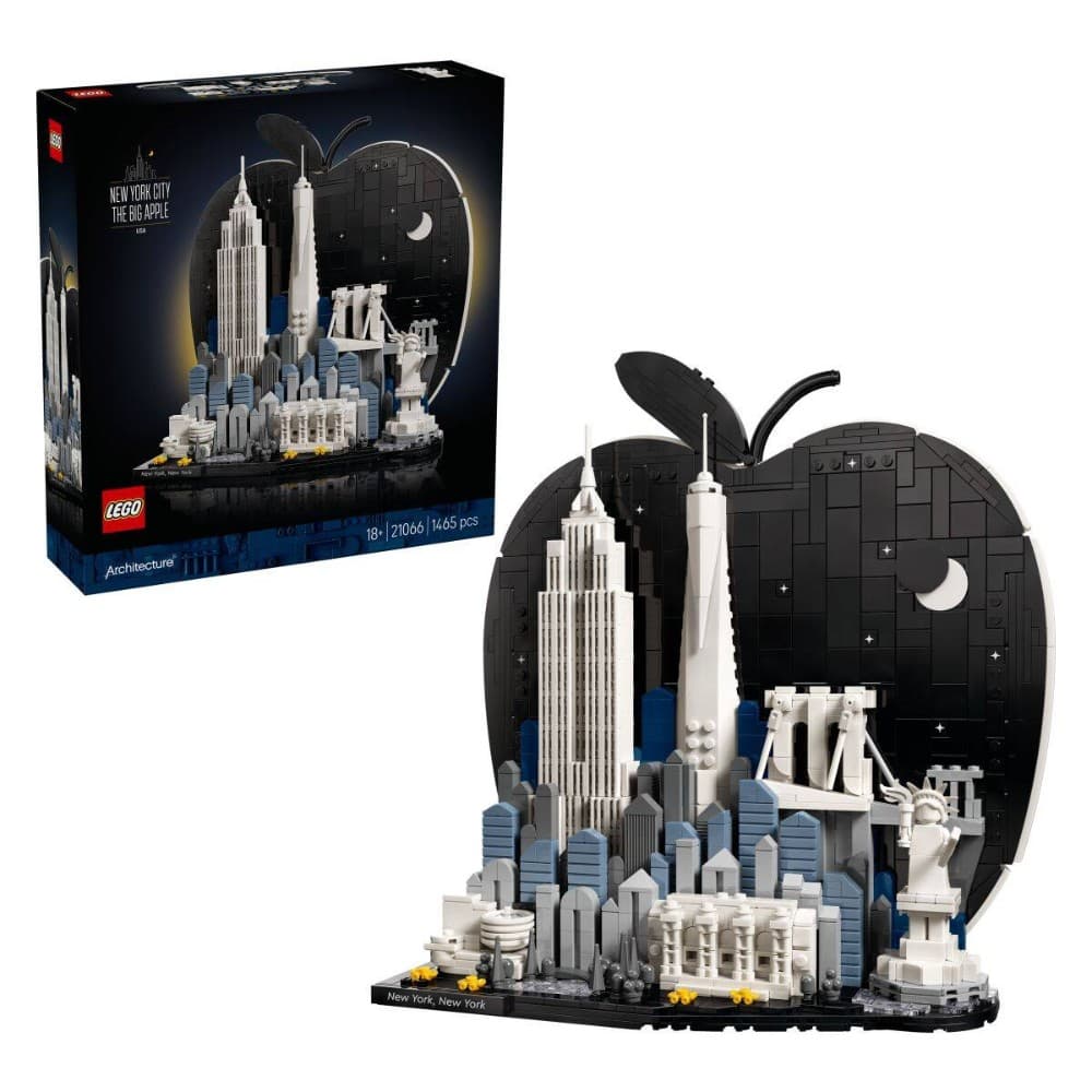 Lego Architecture mesto New York – Veliko jabolko Akcija v trgovini Kompas Shop