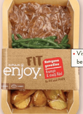 Natrgana govedina 400 g SPAR enjoy. FIT Akcija v trgovini Spar