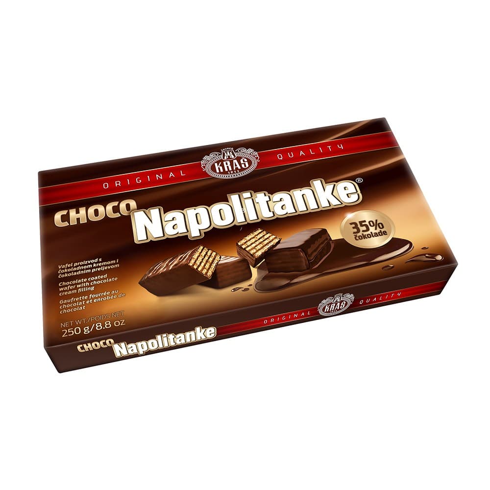 Čokoladne napolitanke Kraš 215 g Akcija v trgovini E.Leclerc