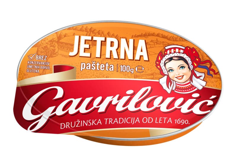 Jetrna pašteta 100 g Gavrilović Akcija v trgovini Tuš