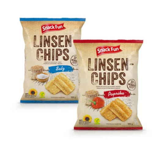 Lečin čips 90 g SNACK FUN Akcija v trgovini Hofer
