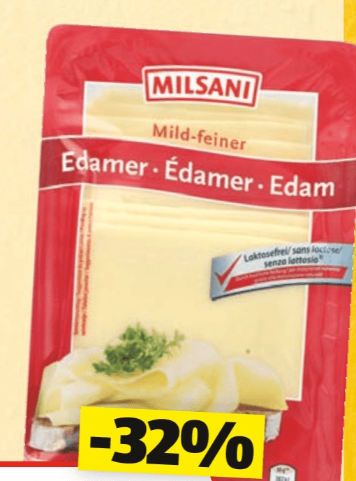 Sir Edamec 250 g MILSANI Akcija v trgovini Hofer