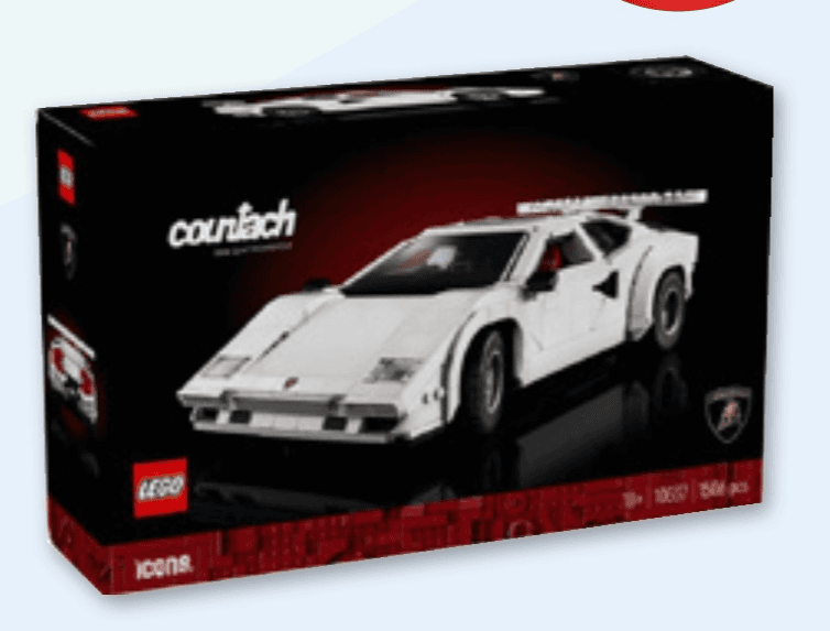 Lamborghini Countach Lego Akcija v trgovini Spar