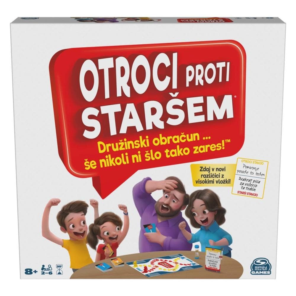 Družabna igra Otroci proti staršem Akcija v trgovini Spar