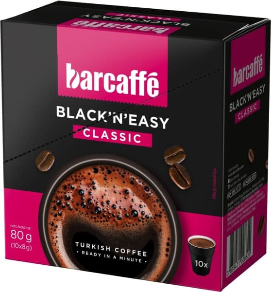 Turška kava Black'n'Easy Barcaffé 80 g - 110 g Akcija v trgovini E.Leclerc