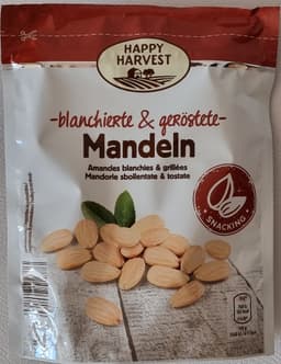 Blanširani in praženi mandlji/lešniki
